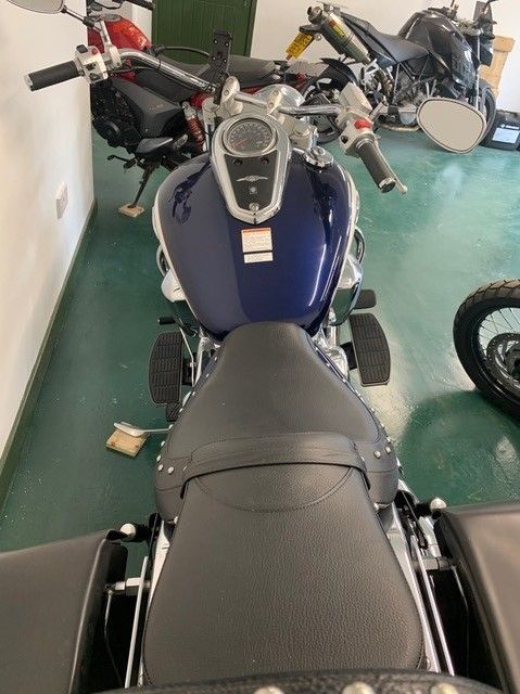 big bike Focus in crash guard view