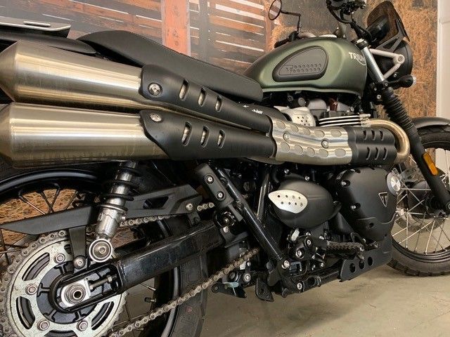 motorcycle gear and engine view